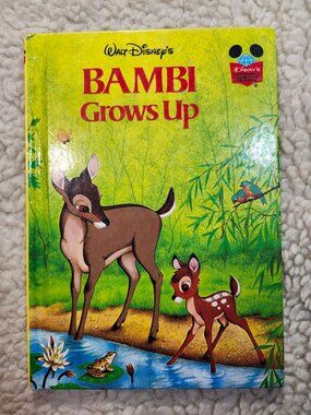 Walt Disney Bambi Grows Up Hardcover 1979 Grolier Book Club Edition Random House